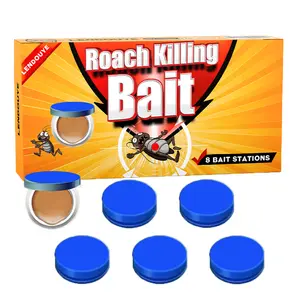 LENDOUYE Roach killer indoor infestation,Roach Repellent,Roach Traps indoor,Roach Killer,Roach Bait Station,Roach Killer Gel for American, German and Other Major Cockroach Species Fast-Action Waterproof Roach Gel BD
