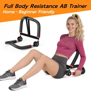 HOPHORSE Foldable Core Trainer, Adjustable Resistance Home Gym, Stable Spring Support, Portable Space-Saving Fitness Equipment for Indoor Daily Workout Walking Jogging Pad Walking Mat outdoorfun
