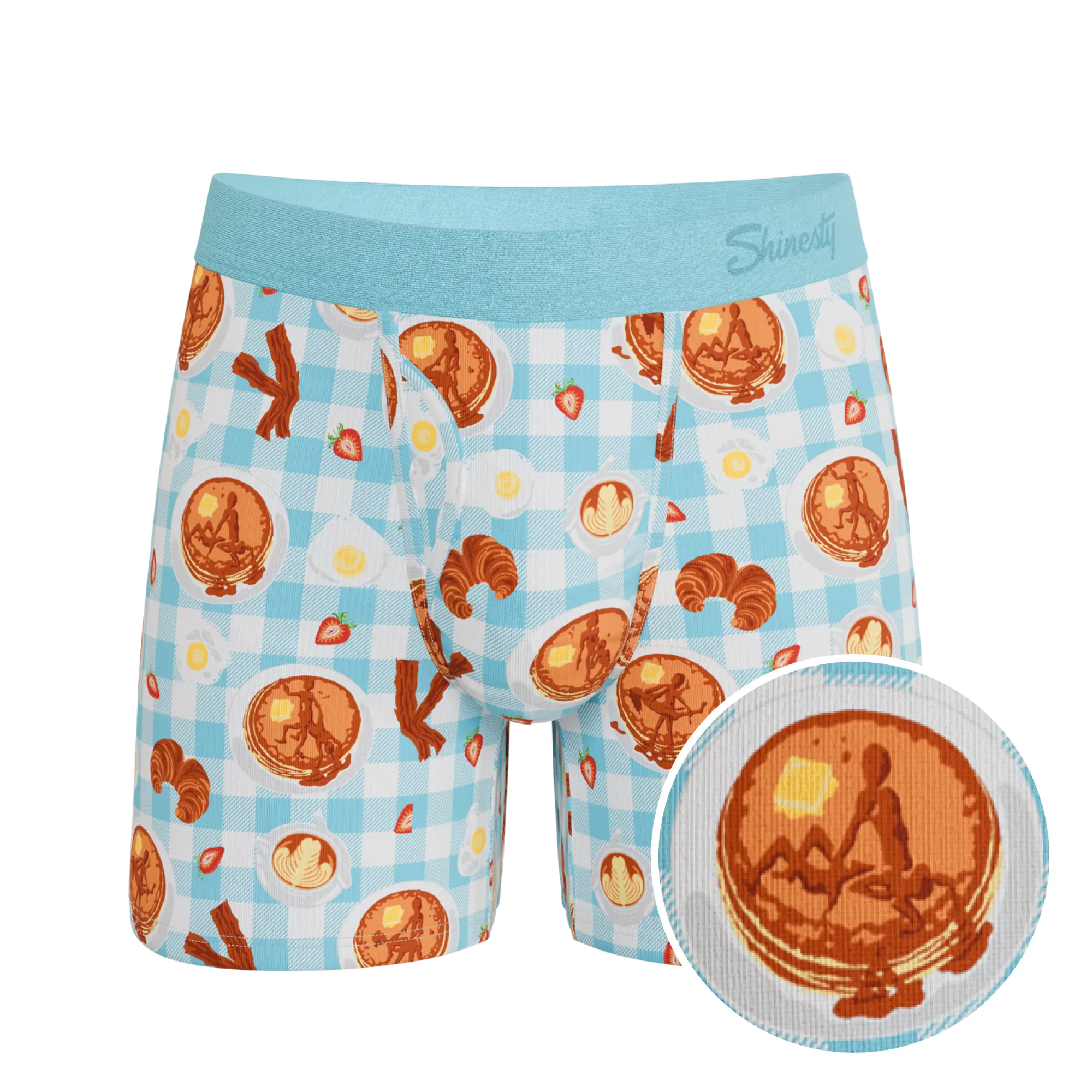 The Good Moaning | Shinesty Naughty Breakfast Ball Hammock® Pouch Underwear With Fly