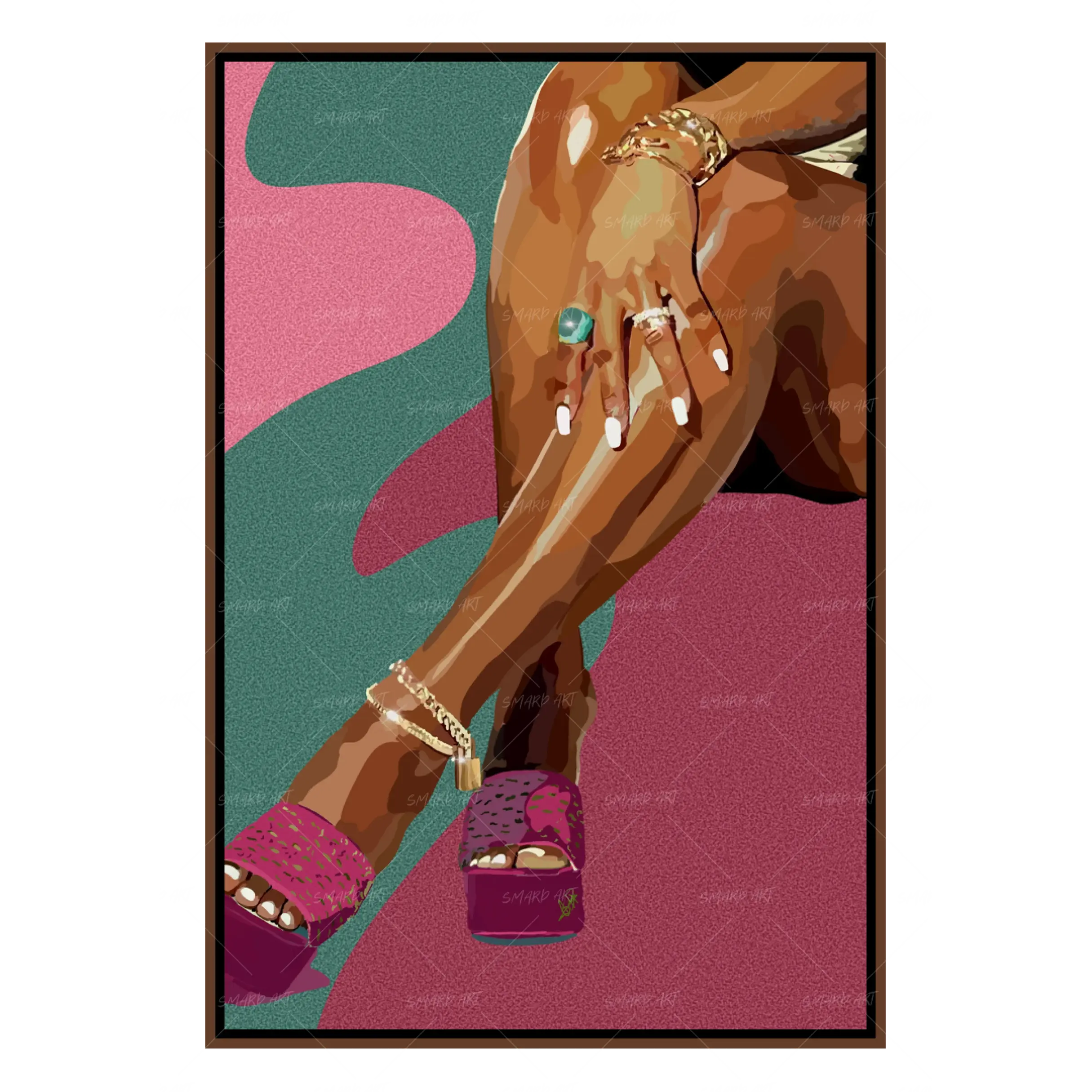 Legs & Pink Touch