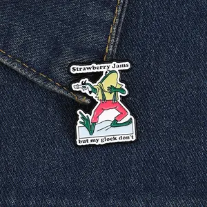 Cartoon and quirky frog brooch - exquisite brooch, suitable for decorating backpacks and clothing, suitable for daily wear by men and women, exquisite gift, perfect for giving to family and friends as gifts summervibes