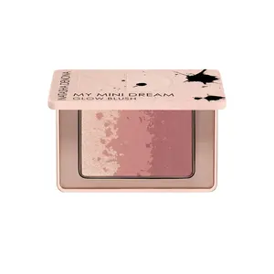 MY Mini Dream Glow Blush - Lightweight Matte Powder for Radiant Makeup Blend Radiance Cosmetic Hydrated Texture Highlighter