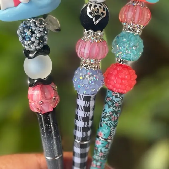 LIVE SALE - Beaded Premade Pens only - 3 for 30