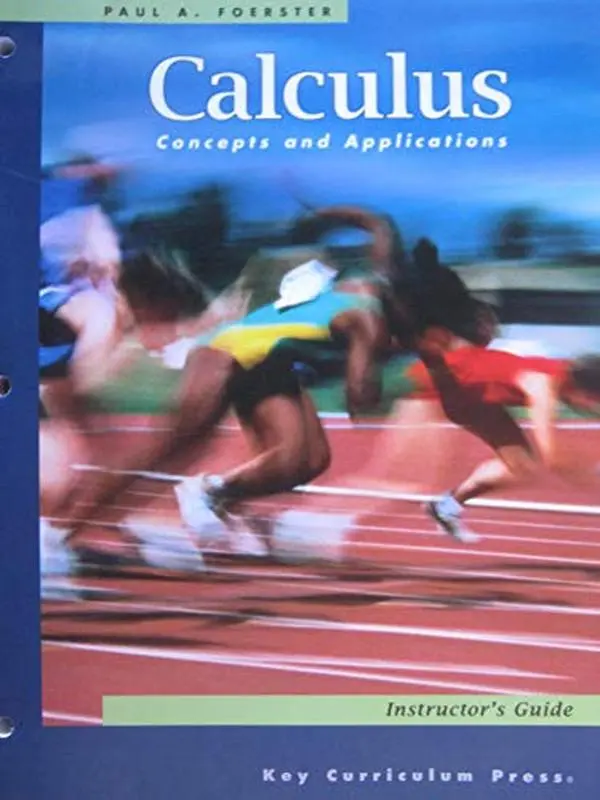USED Book - Calculus Concepts and Applications: Instructor's Guide by Paul A. Foerster (Paperback) - english