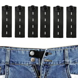 Adjustable Elastic Waist Extender Buckle for Women, Perfect Fit for Pregnant & Plus Size Pants, Essential Clothing Accessory, Adjustable Buttons5pc