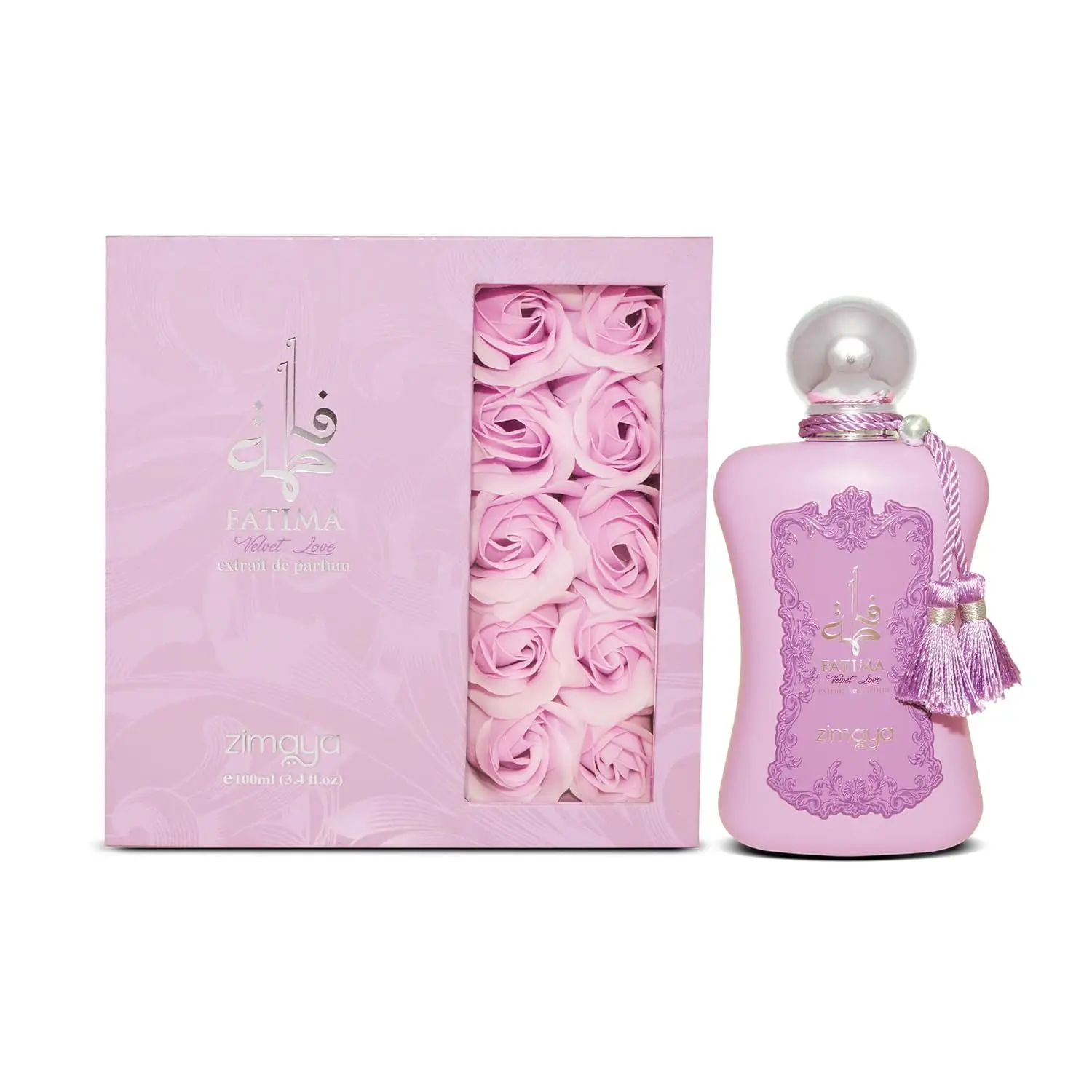 Zimaya Fatima Velvet Love Eau de Parfum Spray, 3.4 Ounce Perfume Fragrance for Women
