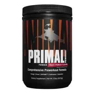 Animal Primal Pre Workout – High-Stim Formula with 3DPump, 3200mg Beta-Alanine, 300mg Caffeine – Extreme Energy, Focus & Pumps – 20.3g Serving, Fitness, Healthcare