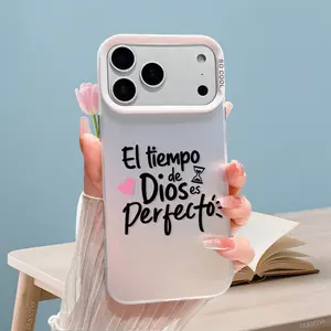 Bible Verse Pattern Phone Case For iPhone 17 17e 16 Pro Max 16e 15 Plus 14 13 12 11 Shockproof Drop Protective Durable PC Smartphone Cover Cellphone Casing Cover