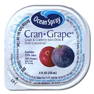 Ocean Spray Ocean Spray Cran-Grape Juice Cocktail Mini To Go Cups, 24 Pack