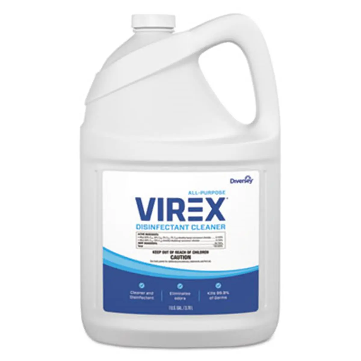 212 MAIN Diversey DVOCBD540557 Hospital-Grade Quat-Based Plastic Liquid All-Purpose Disinfectant Cleaner, Fast-Kill Antimicrobial Formula for Household Hard Surfaces, Floor Cleaning with Odour Control