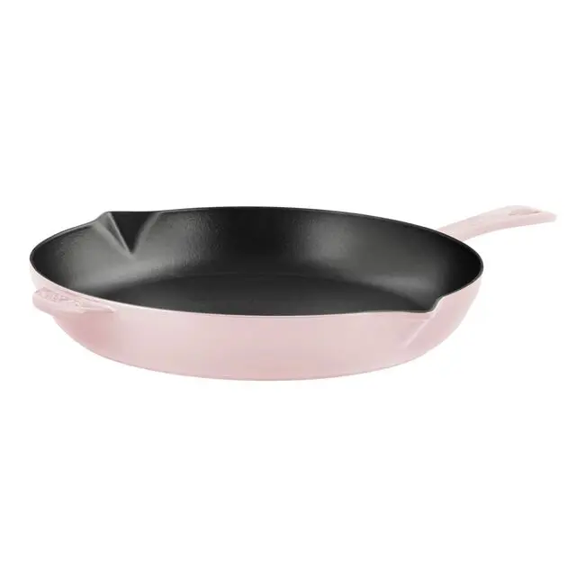 STAUB Enameled Cast Iron Fry Pan, 12-inch Classic, Made in France STAUB Enameled Cast Iron Fry Pan, 12-inch Classic, Made in France