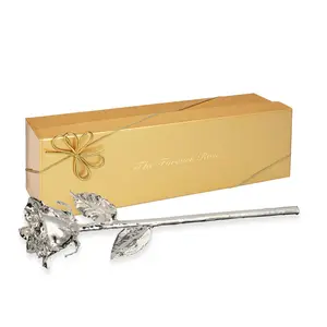 Silver Dipped Forever Rose
