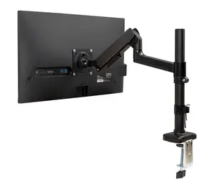 Mind Reader Single Monitor Arm for 13-32 Inch Screens, Black