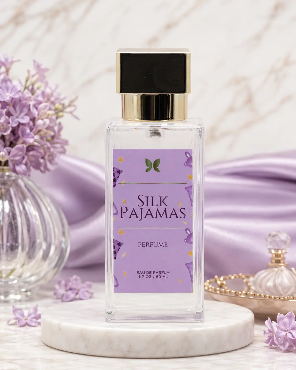 Silk Pajamas-Perfume