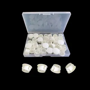 30 Pcs White Hole Plugs 13mm (1/2 in ) White Plastic Hole Plugs White Plastic Plugs for Holes Hardware Plugs Cabinet Hole Plugs Screw Hole Plugs Plastic Plugs for Holes (White)
