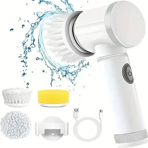 Electric Magic Brush Spin Scrubber 5-in-1 Cordless Handheld Power Cleaner
