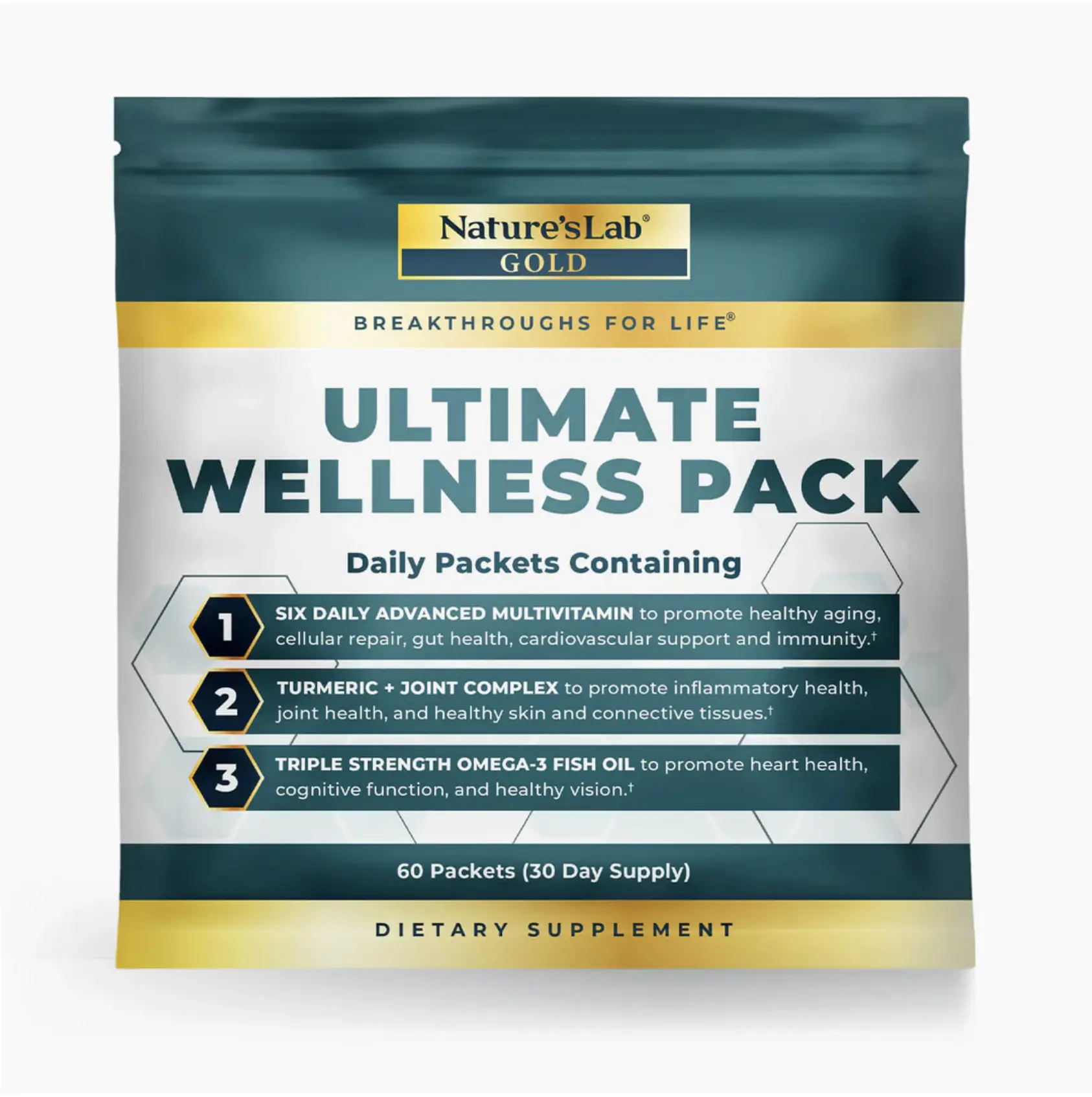 Ultimate Daily Wellness Pack – Comprehensive Vitamins & Minerals Bundle for Energy, Immunity & Overall Health – Multi-Nutrient Starter Kit