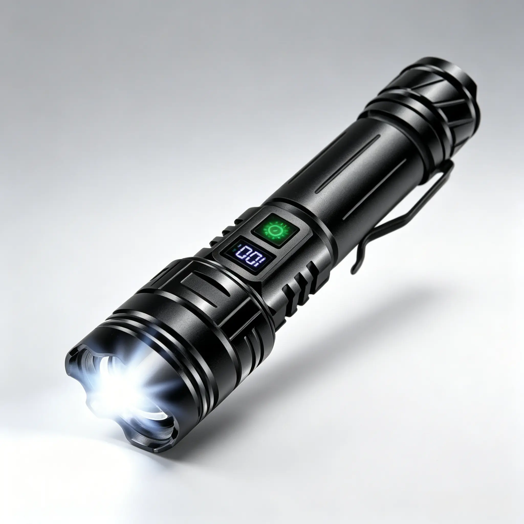 Portable Long-Range Handheld Flashlight, USB Rechargeable Waterproof Flashlight with Multiple Light Modes for Daily & Outdoor Adventures Camping LED Work garden living room cordless hood light clear projection power outage powerful magnetic camp indoor
