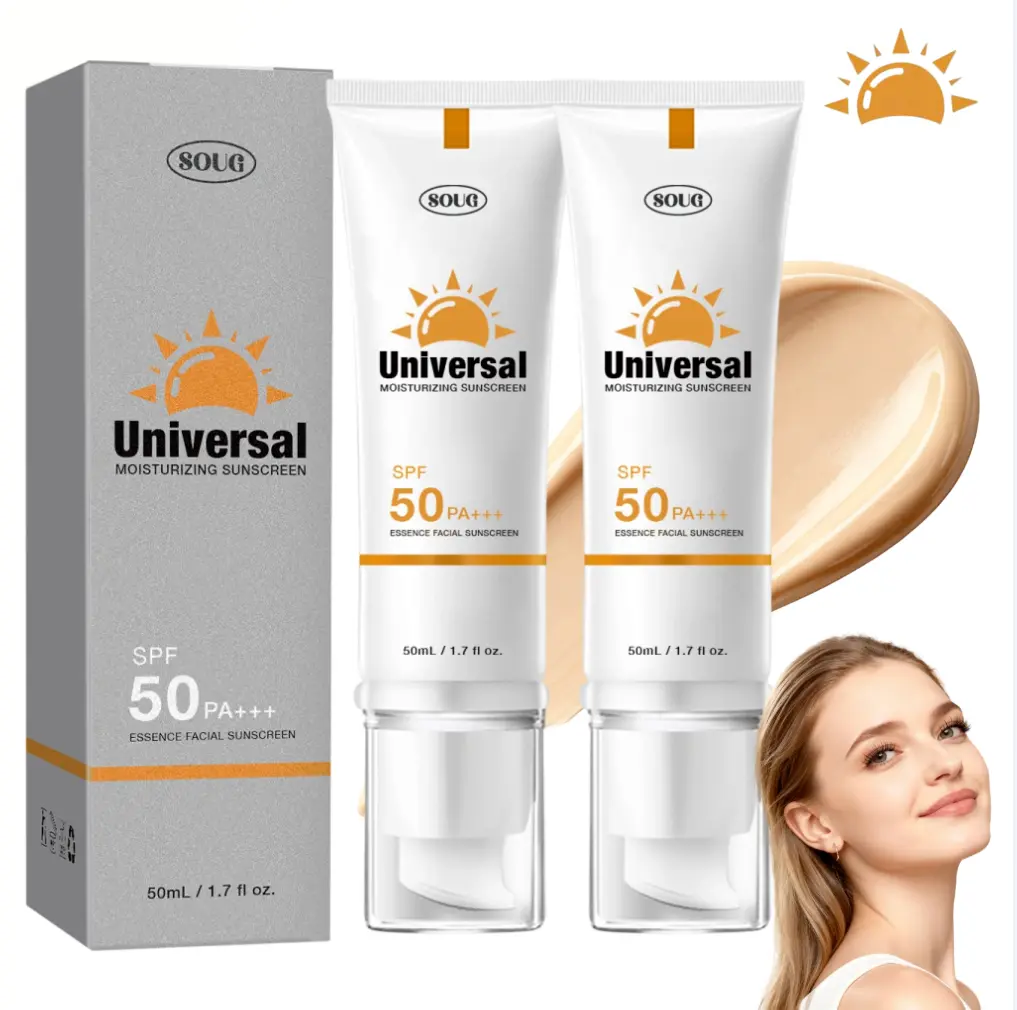 Moisturizing sunscreen ,Mild and Skin-Friendly, SPF50 PA+++ Reliable Protection, Hydrates and Protects the Whole Family’s Skin, a Practical Choice for Daily Sun Care.