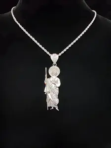Unisex Street Trend Twist Design Pendant Necklace, Punk Style Stainless Steel Chains Necklace for Men Jewelry for Party, Daily Clothing Decor for Girl, Non Tarnish Jewelry, Statement Necklace, Daily Wear Necklace, Streetwear Statement Jewelry
