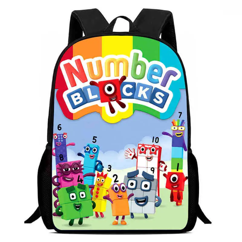 Fashion Cartoon Student Backpack 3 Piece Set Large Capacity Schoolbag Outdoor Daypack Casual Travel Backpack