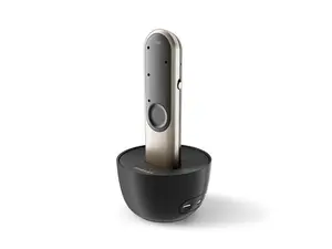360 Stand Phonak PHNK-R-ON-3-GD Roger On 3 Audio Microphone - Roger Direct Compatible, Rechargeable, Smartphone-Ready, USB-Enabled, Stereo Sound, Noise-Reducing - Gold, Smartphone-Compatible