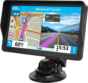 9" GPS Navigator for Car Truck RV, GPS Navigation System with 2026 Maps Free Lifetime Updates, Custom Truck Routing, Speed Camera Alerts, Day/Night Mode (Blue)
