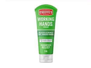 O'Keeffe's Working Hands Hand Cream for Extreme Dryness - 3 oz Travel Size Tube (1 Pack) - Repairing Skincare for Cracked, Dry Hands