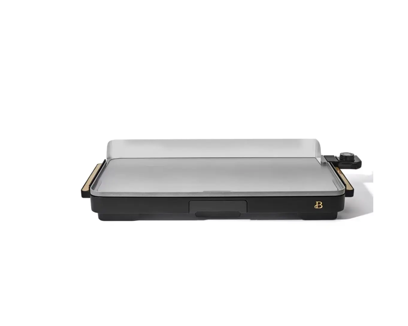 XL Electric Griddle 12" x 22" with EverGood Ceramic Nonstick Coating, Black Sesame