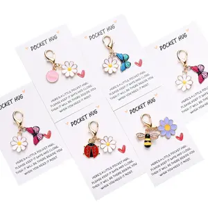 2026 New Style 10 Keychain Thank-you Cards as Gifts, Inspirational Friendship Gifts, Mother's Day Gifts, Easter-themed Fun Accessories, Affordable Products, Unique Items, Attractive Keychains, Pendant Keychain, Trendy Cute Keychain, Handmade Keychain
