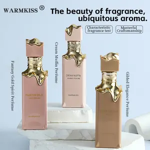 Shimmering Gilded Fragrance, Cream Waffle Women's Fragrance, Natural Fresh Floral-Fruity Scent, Long-Lasting Niche Light Fragrance, Ideal for Daily Use, Fruity Sweet Floral, Floral Fragrances