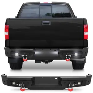 For 2006 2007 2008 Ford F150 Rear Bumper with D-rings and Lights Enhanced Towing Capability