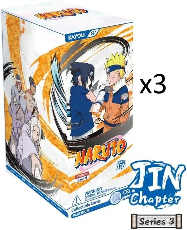 NARUTO KAYOU - Chapter Jin English Series 3 Booster Box w/ Promo - English - Qty 3