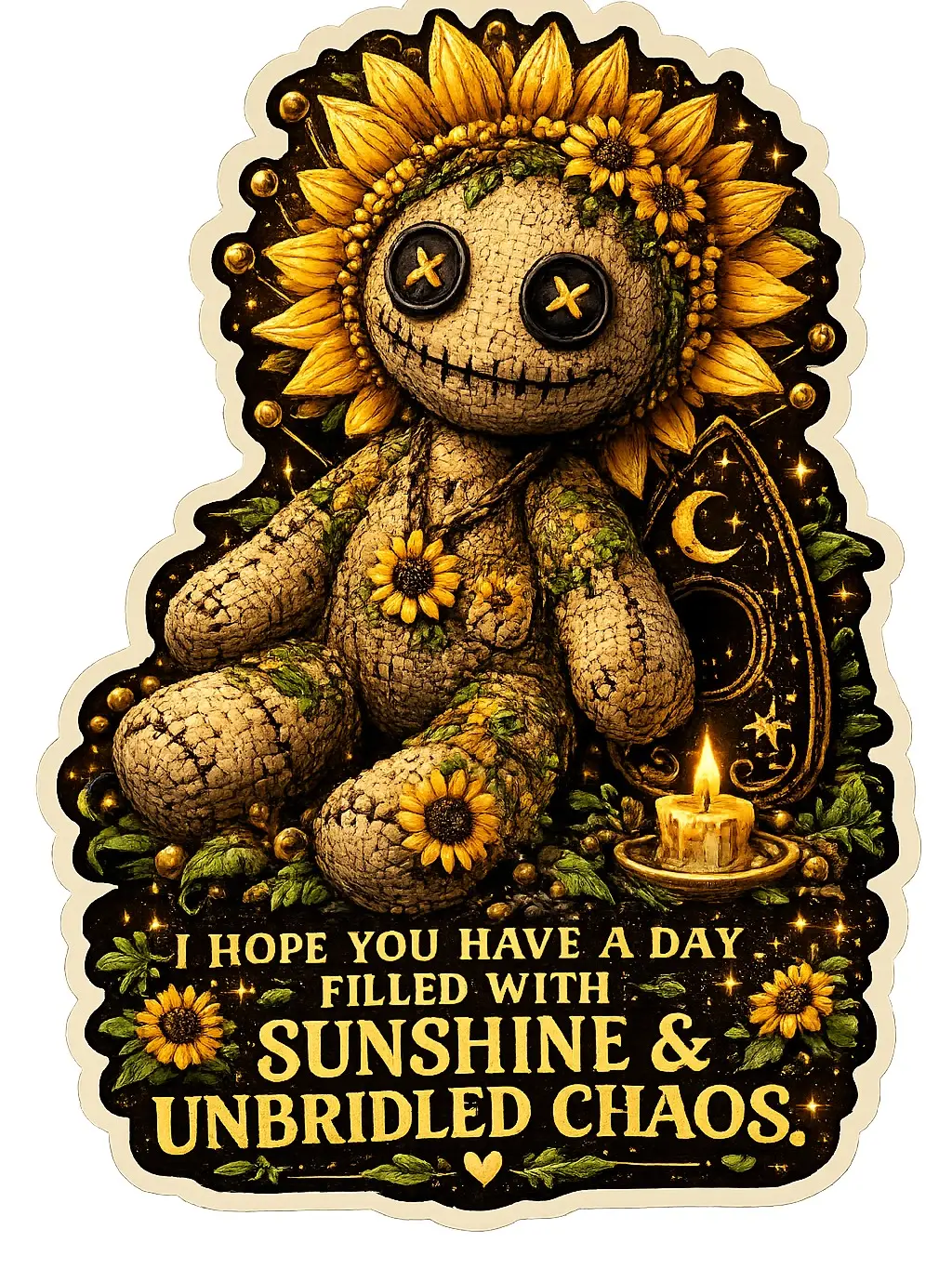 Sunflower vinyl Sticker