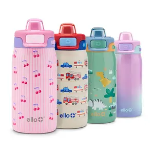 Ello Pop & Fill Kids and Toddler Water Bottle - 12oz, Stainless Steel Ello Pop & Fill Kids and Toddler Water Bottle - 12oz, Stainless Steel