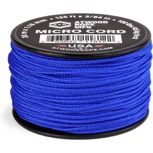 Micro Cord 1.18mm x 125ft 100lb Test Reusable Spool for Camping Jewelry & Fishing Gear UV Resistant