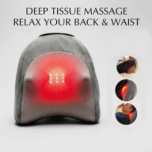 3D Kneading Massage Pillow with Heat, 3 Speed Deep Tissue Massager, Adjustable Height Full Body Massager for Neck Back Shoulder Legs Pain Relief#MassagePillow #3DKneading #HeatedMassager #DeepTissueMassage #NeckMassager #BackMassager #ShoulderMassager
