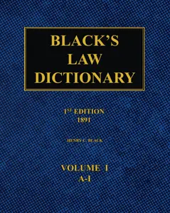 Black's Law Dictionary – 1st Edition (1891): Volume 1 Paperback – July 16, 2023