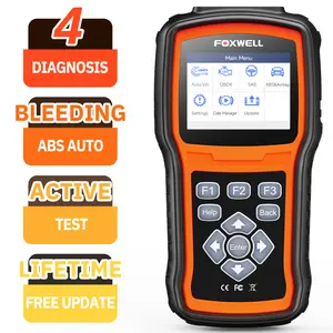 FOXWELL NT630 Plus OBD2 Scanner Bundle with OBDII 16Pin Diagnostic Extension Convert Cable Adapter, ABS SRS Car Scanner/Code Reader with ABS Auto Bleed, SAS, Airbag/Oil/EPB Reset, Active Test