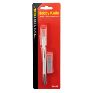 WorldWide Sales Online Tool Essentials Hobby Knife with 2 Extra Blades and Storage Case