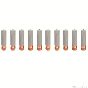 Welding Nozzle, 10pcs Non-stick Welding Nozzle, Welding Accessories for Improved Welding Efficiency, Welding Tool AccessoriesC31EasyWearStudio