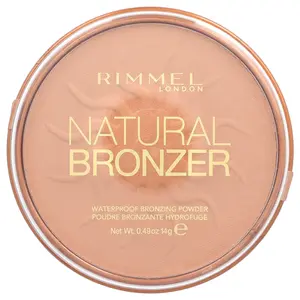 Rimmel London Natural Bronzer, Waterproof Bronzing Powder, 021 Sun Light, 0.49 oz (14 g)