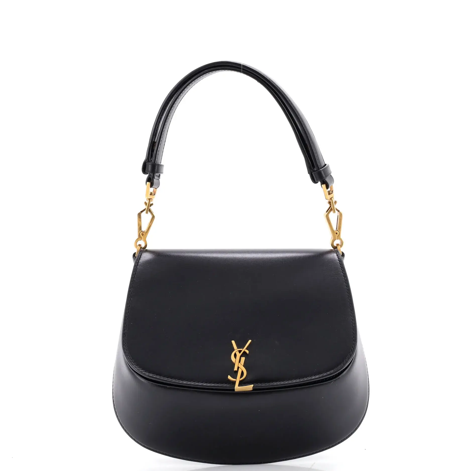 Pre-owned Yves Saint Laurent Leather Shoulder bags Saint Laurent Voltaire Shoulder Bag Mini by Rebag