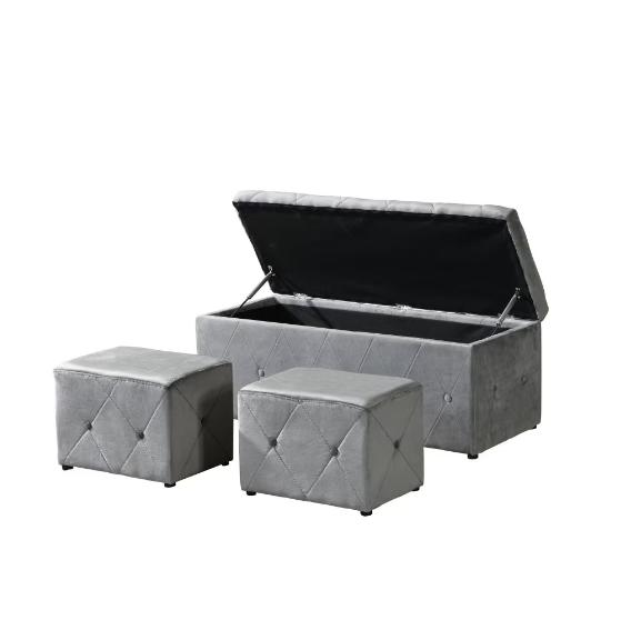 1 Rectangular Storage Ottoman And 2 Sets Of Ottoman 1 Rectangular Storage Ottoman And 2 Sets Of Ottoman