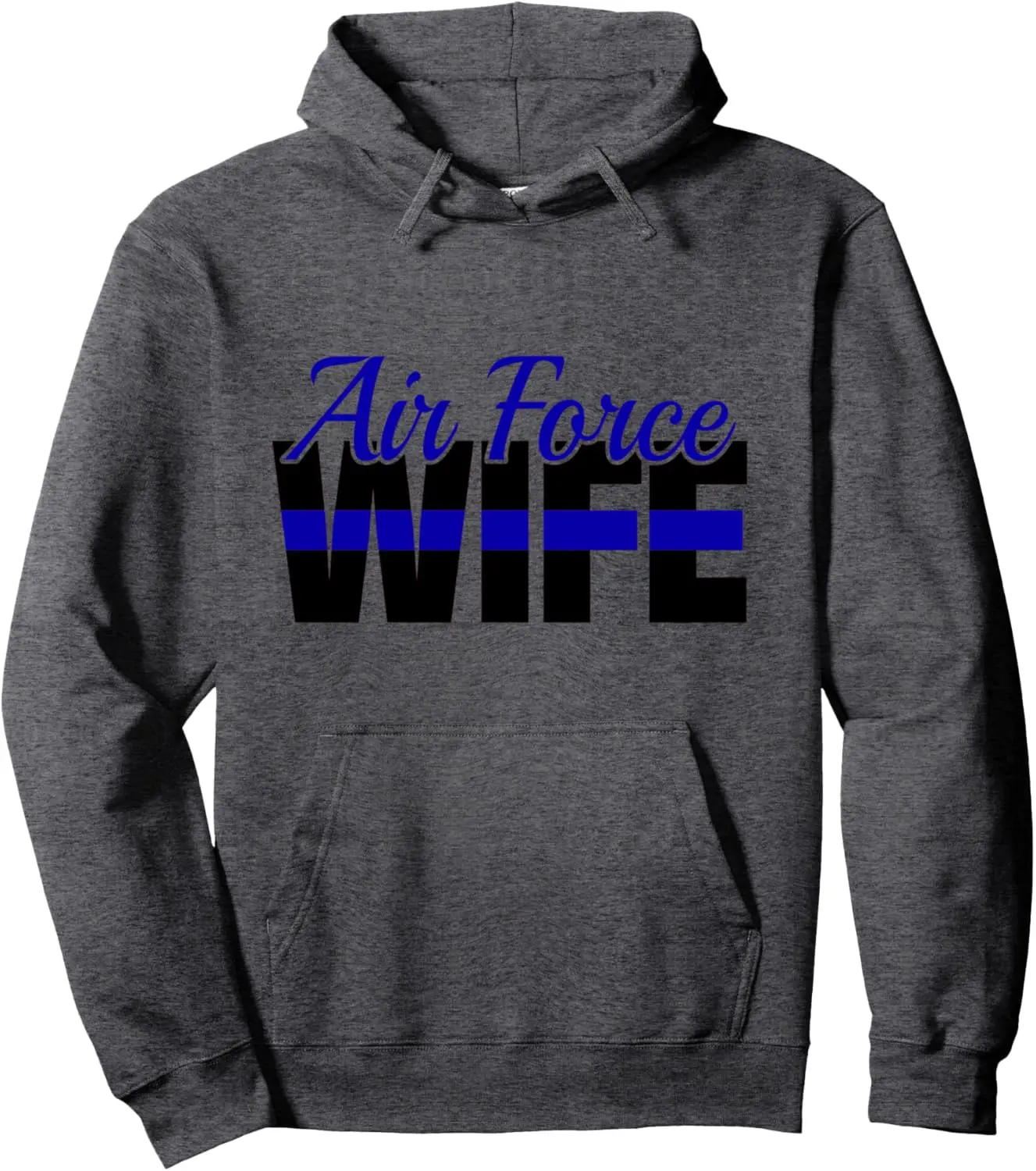 Proud Air Force Wife Shirt USAF Patriotic Military Family Pullover Hoodie