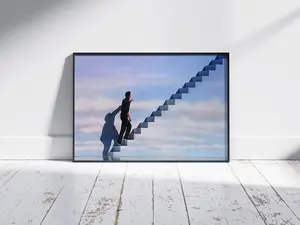 Jim Carrey, The Truman Show Movie Poster - Truman Burbank Print - 90's, Surreal, Fantasy, Abstract, Home, Art, Wall Art