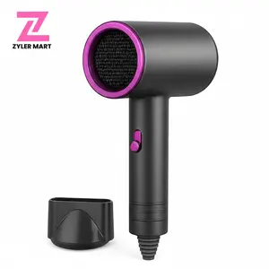 ZYLER High Speed Ionic Blow Dryer - Safety-Upgraded, Constant Temperature Care, 3-Speed Adjustment, Damage-Free Portable Travel Hair Dryer