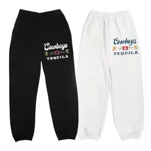 Cowboys & Tequila Sweatpants, Western Party Lounge Pants, Country Concert Outfit Joggers, Western Aesthetic Streetwear, Rodeo Style Cowboy Loungewear