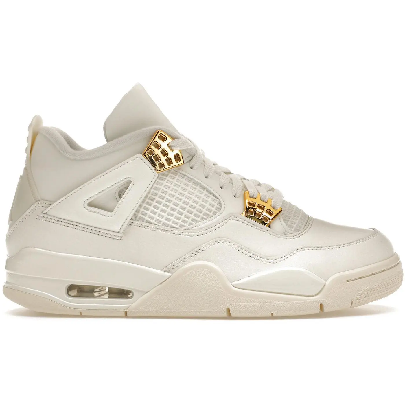 987455 Jordan 4 Retro Metallic Gold (Women's)