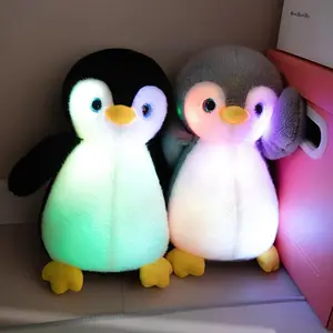 2Sizes LED Penguin Plush Toys, 1 Count Glow In The Dark Penguin Toys Glowing Stuffed Animal Kawaii Stuffed Animals Kawaii Penguin Plushies Gift For Birthday, Gift for Her, Girl's Gift